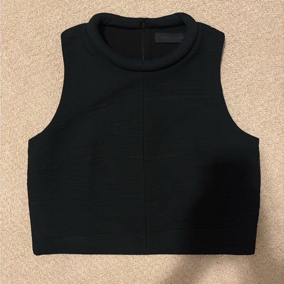 Proenza Schouler Tops - Proenza Schouler Black Structured Cropped Top Made in Italy size 4